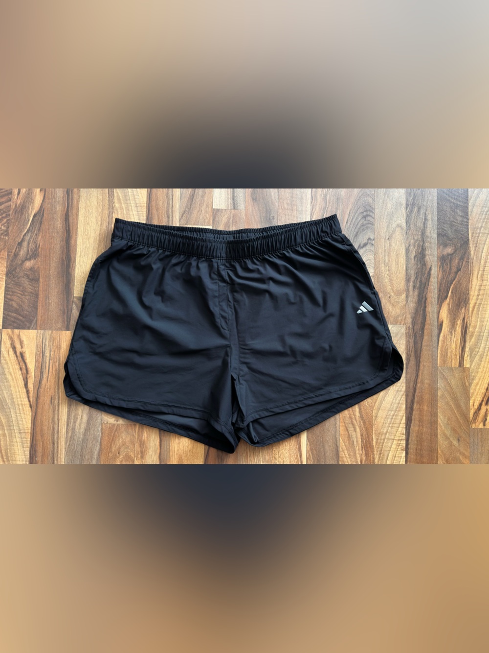adidas Women's Black Athletic Running Shorts